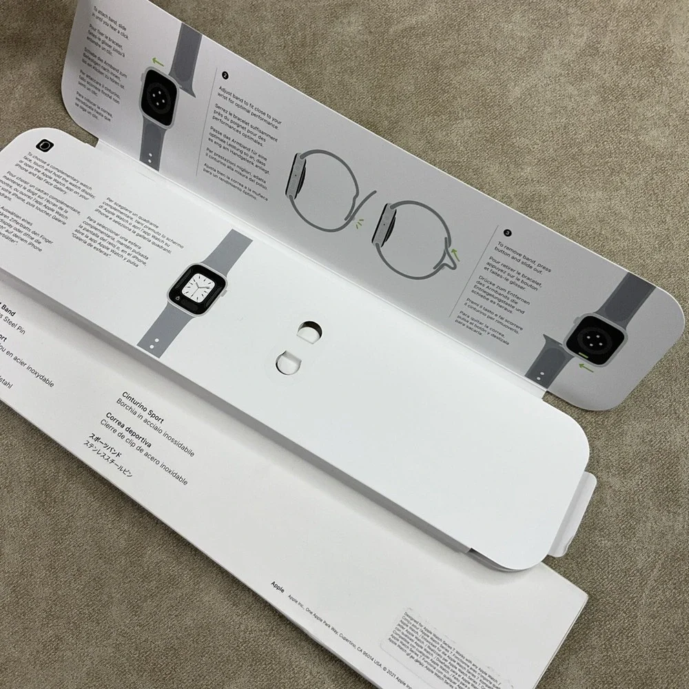 Apple Watch Series 7 Sport Band 41mm Starlight S/M M/L Genuine